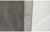 Komoda Stone 117 cm, betón/biela