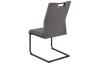 Jedálenská stolička Calli, šedá látka