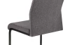 Jedálenská stolička Calli, šedá látka