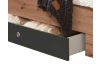 Úložná zásuvka pod posteľ Coventry, antracitová oceľ