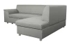 Rohová sedacia súprava Bernett,  svetlo šedá tkanina, pravý roh