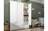 Šatníková skriňa Image, 122 cm, biela