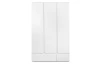 Šatníková skriňa Image, 122 cm, biela