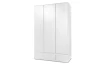 Šatníková skriňa Image, 122 cm, biela