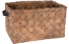 Úložný košík borovicové drevo, 30x15 cm