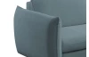 Rohová sedacia súprava Glow, svetlo modrá látka, pravý roh