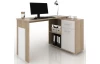 Rohový písací stôl Andy, dub sonoma/biela