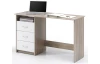 Písací stôl Adria, dub sonoma/biela