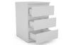 Skrinka/vysoký nočný stolík Carlos 403S, biela