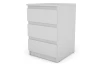 Skrinka/vysoký nočný stolík Carlos 403S, biela
