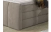 Postel boxspring Fresco 180x200 cm, béžová látka
