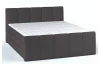 Posteľ boxspring Fresco 180x200 cm, tmavo šedá látka