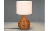Stolová lampa Sprout, ratan