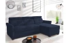 Rohová sedacia súprava Harris, námornícka modrá látka, pravý roh