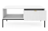 Konferenčný stolík so zásuvkami Nova, biely