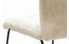Jedálenská stolička Sephia, svetlobéžová štruktúrovaná látka