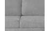 Rohová sedacia súprava Eddi, svetlo šedá látka, pravý roh