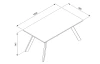 Jedálenský stôl Konstanz 160x90 cm, dub artisan