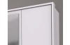 Paspartový rám k šatníkovej skrini Düsseldorf, 273 cm, biely