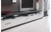 Obývacia stena Caracas kombi 333, grafit/biely lesk, s osvetlením