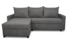Univerzálna rohová sedacia súprava Brest, stredne šedá látka
