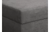 Univerzálna rohová sedacia súprava Brest, stredne šedá látka