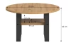 Okrúhly konferenčný stolík Seattle, dub artisan/antracit