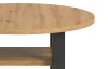 Okrúhly konferenčný stolík Seattle, dub artisan/antracit