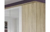 Šatníková skriňa Burano, 225 cm, dub sonoma/biela