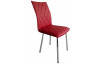 Jedálenská stolička Irina, červená ekokoža