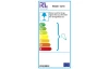 Stolná lampa Taba 52 cm, chromová