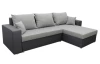Rohová sedacia súprava Samba II, tmavo šedá/svetlo šedá tkanina