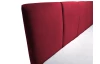 Posteľ boxspring Fresco 180x200 cm, červená látka