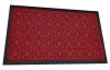 Rohožka 40x60 cm, červená s čiernymi okrajmi