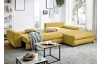 Rohová sedacia súprava Yoko, žltá látka