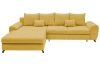 Rohová sedacia súprava Yoko, žltá látka
