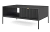 Konferenčný stolík so zásuvkami Nova, čierny