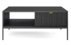 Konferenčný stolík so zásuvkami Nova, čierny