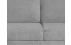 Rohová sedacia súprava Eddi, svetlo šedá látka, ľavý roh