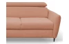 Rohová sedacia súprava Othello, lososová látka, ľavý roh