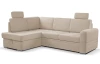 Rohová sedacia súprava Robin, pieskovo béžová látka, ľavý roh