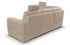 Rohová sedacia súprava Robin, pieskovo béžová látka, ľavý roh