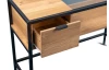 Konzolový stolík so zásuvkou Mandurah, kov/dub