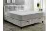 Posteľ boxspring Wien 180x200 cm, svetlo šedá látka