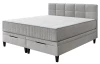 Posteľ boxspring Wien 180x200 cm, svetlo šedá látka