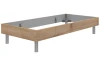 Posteľ Easy Plus 90x200 cm, dub doskový