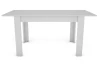 Jedálenský stôl Adam 120x80 cm, biely, rozkladací