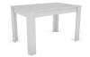 Jedálenský stôl Adam 120x80 cm, biely, rozkladací