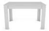 Jedálenský stôl Adam 120x80 cm, biely, rozkladací