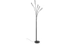 Stojacia LED lampa Reed 195 cm, čierna, 5 svietidiel